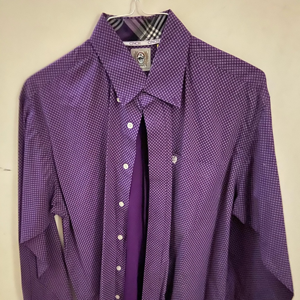 Cinch long sleeve button down